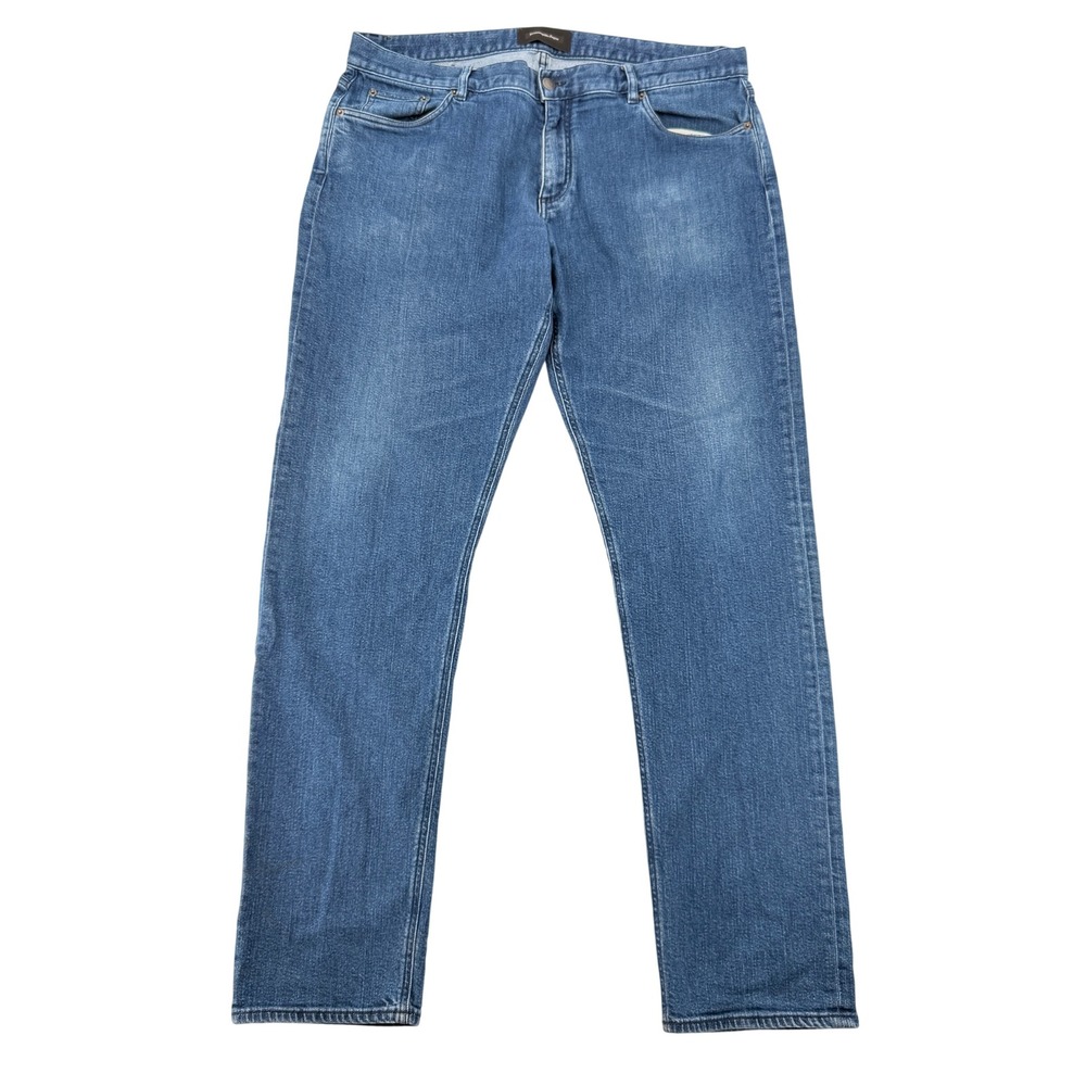 Ermenegildo Zegna Jeans Mens 40 Blue Straight Leg Low Impact Denim Luxury